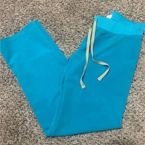 Figs Teal Livingston Pants